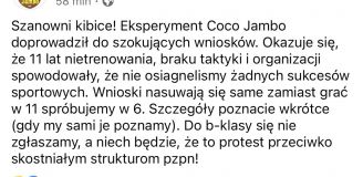 KOMUNIKAT klubu Coco Jambo nt. przyszłości klubu!